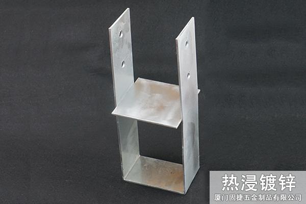 WE14_固定式立柱預埋件-木結構別墅金屬配件